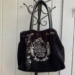Once upon Juicy Couture Black Handbag / purse